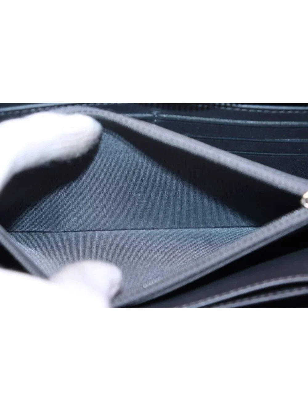 Chanel Camellia Lambskin Zip Around Wallet